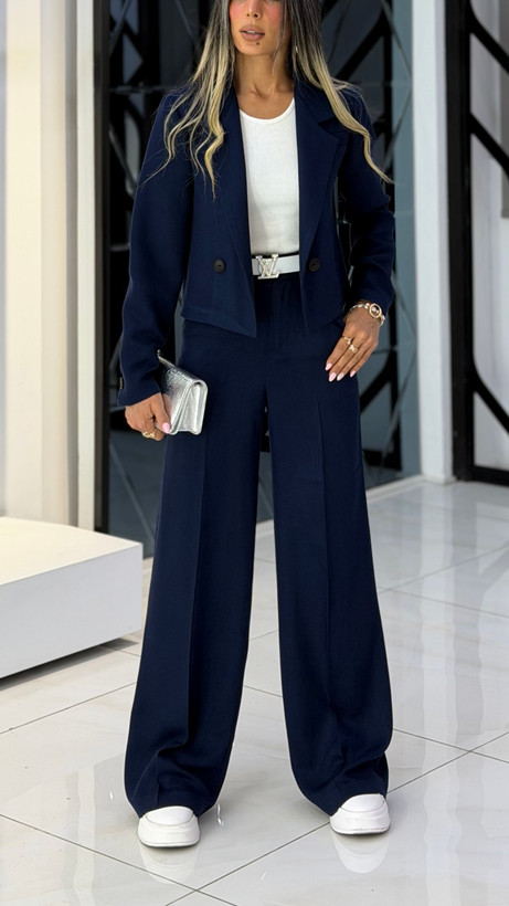 شلوار سانا سورمه ای